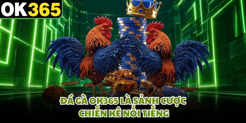 Đá gà OK365 là sảnh cược chiến kê nổi tiếng