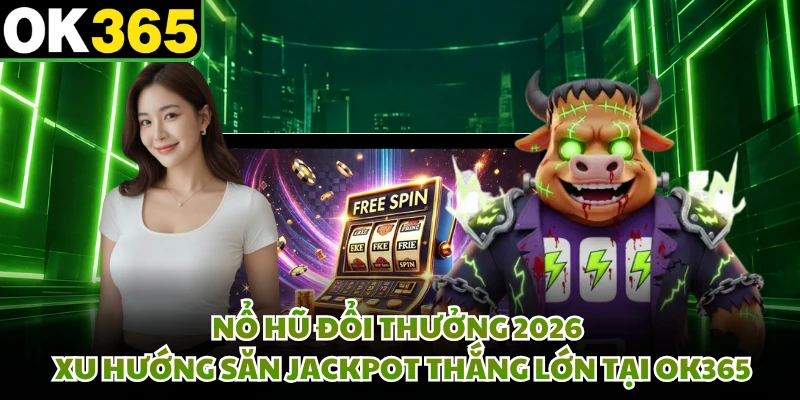Nổ Hũ Đổi Thưởng 2026 - Xu Hướng Săn Jackpot Thắng Lớn Tại OK365