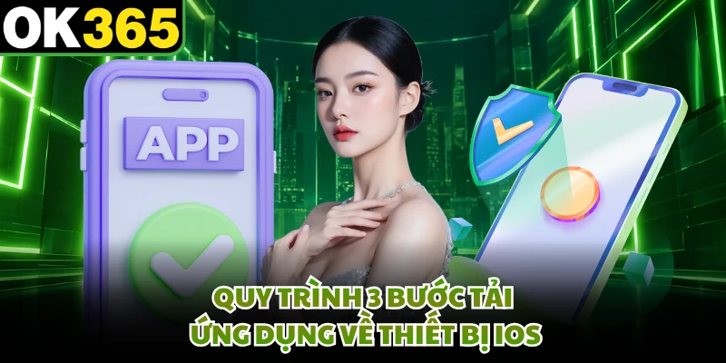Quy trình 3 bước tải ứng dụng về thiết bị IOS